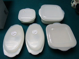 Microwave Cooking And Food Containers Lot Of 5 Pcs - £96.75 GBP