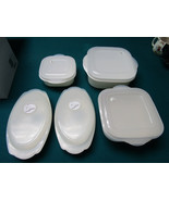 MICROWAVE COOKING AND FOOD CONTAINERS LOT OF 5 PCS - £97.31 GBP