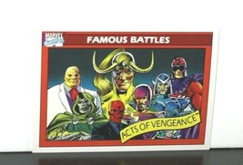 1990 Impel Marvel Universe #105 Acts of Vengeance - £3.83 GBP