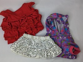 Build a Bear Clothes Lot Romper Shirt Skirt Sequins Stuffed Animal Toy - $14.95