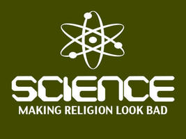 FUNNY TSHIRT Science Making Religion Look Bad T-Shirt Mens Kids Womens Tee Shirt - £10.43 GBP