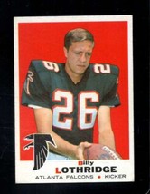 1969 Topps #137 Billy Lothridge Vg+ Falcons Nicely Centered *X65327 - £2.89 GBP