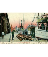 Frutta Company&#39;s Dock Mobile Alabama Al 1908 DB Cartolina G16 - £36.00 GBP
