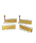 Lemax Sugar &#39;n Spice Christmas Brick Wall 4-Pc. Set - $461.34 MXN