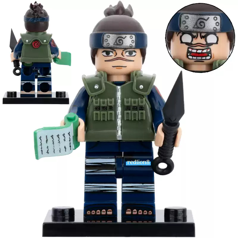Primary image for Umino Iruka Naruto Shippuden Custom Printed Lego Moc Minifigure Bricks Toys