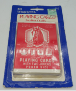 Vintage Stud Poker Size Playing Cards Walgreens Brand NEW SEALED - £19.46 GBP