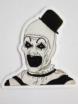 Clown With White Head Little Hat Horror Halloween Sticker Decal Embellis... - £1.77 GBP