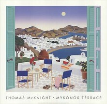 Thomas Mcknight Mykonos Terrace , 1996 - £59.34 GBP