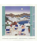 THOMAS MCKNIGHT Mykonos Terrace , 1996 - £58.33 GBP