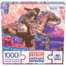 American Patriot 1000-Piece Transcontinental Puzzle 19.25&quot; x 26.625&quot; NEW - £14.68 GBP