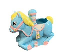 Vintage Inarco Japan CB-2041 Ceramic Carousel Horse Planter - $16.88