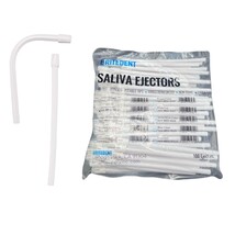 BRITEDENT Saliva Ejectors White Body With White Tips 100/Pk BSI-9002 - $7.50