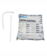 BRITEDENT Saliva Ejectors White Body With White Tips 100/Pk BSI-9002 - $10.29 CAD