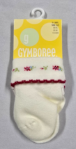 Baby Girl Vintage Gymboree 0-3 One Of A Kind Roll Cuff Socks W Flowers 0... - $16.82