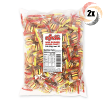 2x Bulk Bags Efrutti Mini Burger Gummi Candy | 101 Packs Per Bag | 2LB - $32.76