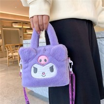 Sanrio Plush Cinnamoroll Melody Kuromi Bag - New Girls&#39; Handbag Gift - £7.39 GBP