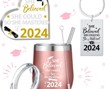 Masters Graduation Gifts Set 3 Pcs - She Believed She Could so She Maste... - £29.68 GBP