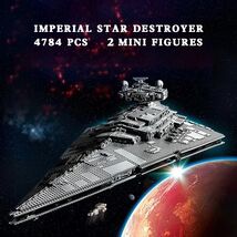 Imperial Star Destroyer Compatible 75252 Building Blocks Bricks Toy Supe... - $290.32