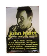 John Hiatt Concert Tour Affiche Et The Nashville Queens - $74.30 CAD