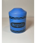 CRAYOLA Insulated Container Blue 10.5 OZ Hot Cold Small Soup Thermos Lunch - £7.81 GBP