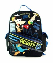 Phineas and Ferb Large Backpack Blue A000234 - £12.48 GBP