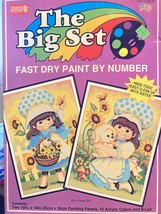 Craft House The Big Set paint by number Flower Girls 03011 unused NOS PET RESCUE - £8.54 GBP