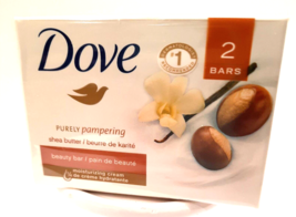 Dove Purely Pampering Shea Butter Beauty Bar, 4 oz, 2 Bar Pack 8 oz total - $6.23