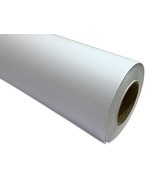24&quot; x 150 ft (50 yd) Roll of Matte White Repositionable Adhesive-Backed ... - $107.49 CAD