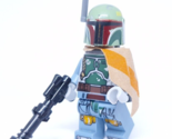 Lego Star Wars Boba Fett - Head Beard Stubble sw0396 9496 w/75243 Pauldron - $18.94