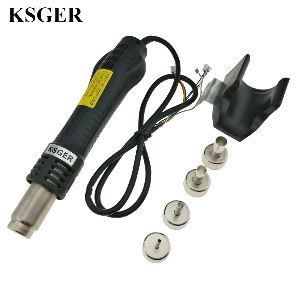 KSGER Hot Air Soldering Station Handle Nozzle Stand 700W 220V DIY Welding Tools  - £55.79 GBP