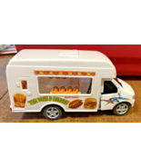 5&quot; Kinsfun Fast Food Lunch Truck Hot Dog Hamburger Van Diecast Model Toy... - $9.89