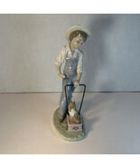 Lladro 6021 Saturday’s Child Boy with Dog Figurine Retired Spain Porcelain - $119.70 CAD