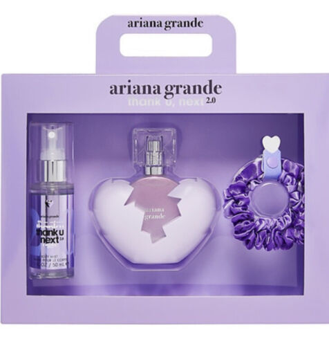 Ariana Grande Thank U Next 2.0 Holiday Gift Set 2022 Body Mist Scrunchies NEW - $58.39