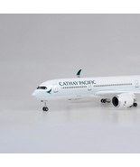 1/142 47CM Airplane Model A350 Cathay Pacific Airline With Lights Landin... - $133.98 CAD+