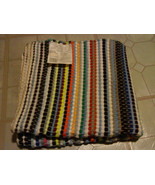 1 Multi-Color Rectangle Braided Reversible Rug 24&quot; x 45&quot; - $10.81 CAD