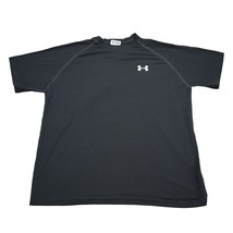 Under Armour Shirt Mens Small Black Workout Running Hike - £14.92 GBP