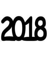 Year 2018 Cut-Out Mylar Shape Graduation 10 pcs Bag Die Cut FREE SHIPPING - £4.71 GBP+
