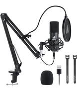 Condenser Cardioid Metal Microphone Kit With Professional Sound Chip For - £56.62 GBP