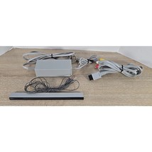 Nintendo Wii OEM Power Cord, AV Cable &amp; Sensor Bar Bundle GUC - $14.84