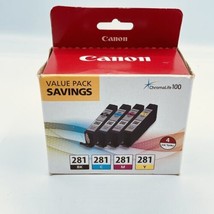 Canon CLI-281 Pixma Ink Cartridge - Black/Cyan/Magenta/Yellow - $25.73