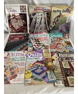 Lot of 9 Quilting Magazines: Machine Quilting Quick Quilts Quilts Christmas - £21.06 GBP