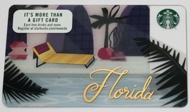 Starbucks Gift Card 2016 Florida USA No Value Collectible Card New - £6.04 GBP