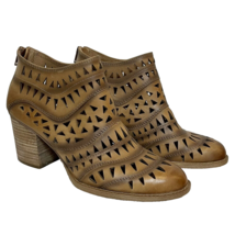 Söfft Women&#39;s Perforated Leather Bootie Tan Size 9.5 M - £26.57 GBP