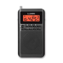 Noaa Weather Am Fm Radio Portable Battery Operated By 2 Aa Batteries With Stereo - £29.29 GBP