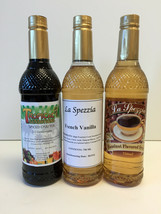 Flavoring Syrup Combo - Hazelnut, French Vanilla, Spiced Chai (3 bottles... - £24.03 GBP