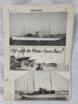 1928 MOTOR BOATING BOAT ADVERTISING PAGES YACHT NAUTICAL REFERENCE ANTIQ... - $16.99