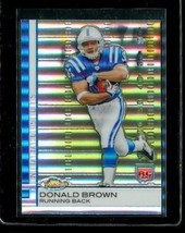 2009 Topps Finest Rookie Refractor Football Trading Card #83 Donald Brown Colts - £3.88 GBP