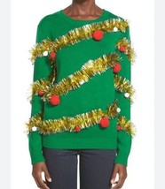 Ten Sixty Sherman Ugly Sweater Womens Size M Festive Holiday Christmas - £19.84 GBP