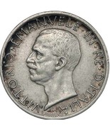 ITALY 5 lire Victor Emanuel III 1929 Rome, AU - $699.15 MXN
