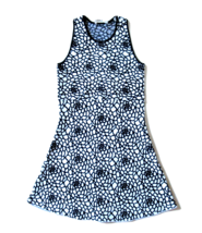 A.L.C. ALC Buster in Black White Floral Stretch Knit Fit &amp; Flare Dress S - £33.45 GBP
